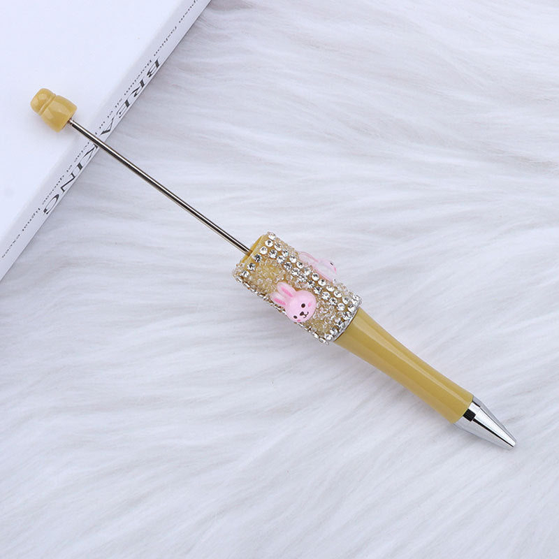 Wholesale DIY White Rabbit Sugar Bead Pen